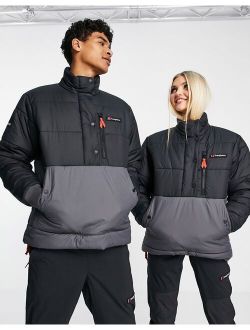 Insulated Smock unisex puffer jacket in black