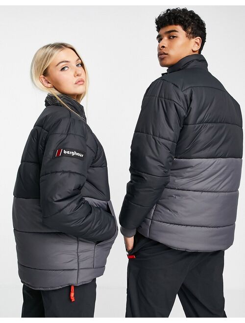 Berghaus Insulated Smock unisex puffer jacket in black