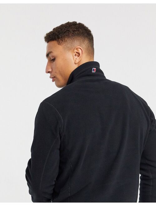 Berghaus Prism 1/4 zip fleece in black