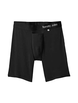 Tommy John Men's Underwear with Pouch, Boxer Brief, Cool Cotton Fabric with 8" Inseam