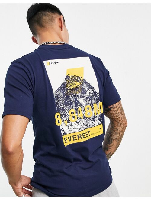 Berghaus 8000 Everest t-shirt in navy
