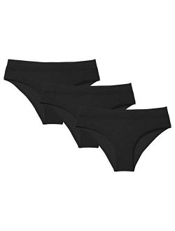 Tommy John Women's Underwear, Cheeky Panties, Second Skin Fabric, 3 Pack