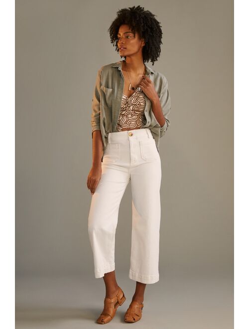 Buy Pilcro The Skipper Cropped Wide-Leg Jeans online | Topofstyle