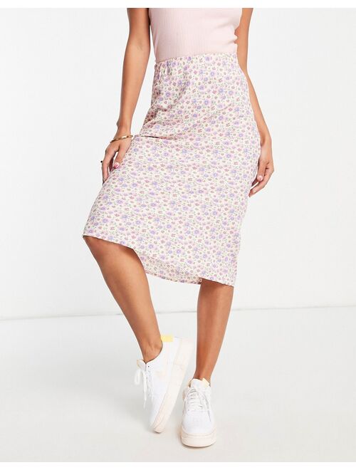 Sisters Of The Tribe coordinating midi skirt in floral