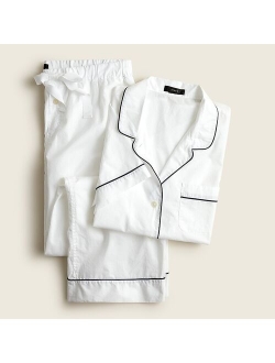 End-on-end cotton long-sleeve pajama set