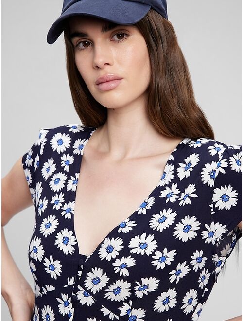 GAP Cap Sleeve Mini Valentine Dress For Women
