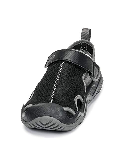 Crocs Men's Swiftwater Mesh Deck Closed Toe Sandals, us:7