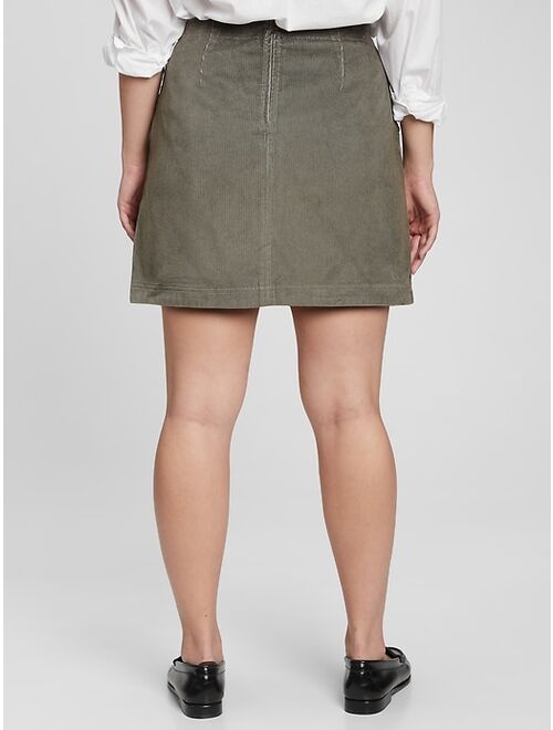 GAP Utility Corduroy Mini Skirt