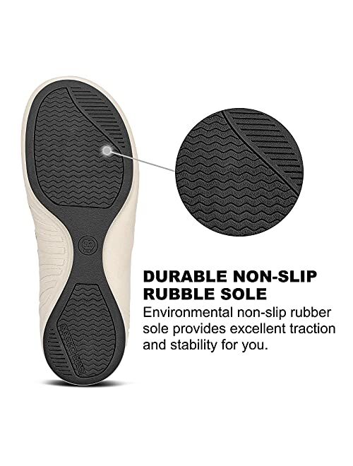 GECKO MAN Men's Slippers with Arch Support, House Slippers for Walking, Non-Slip Men's Net Slide Slippers
