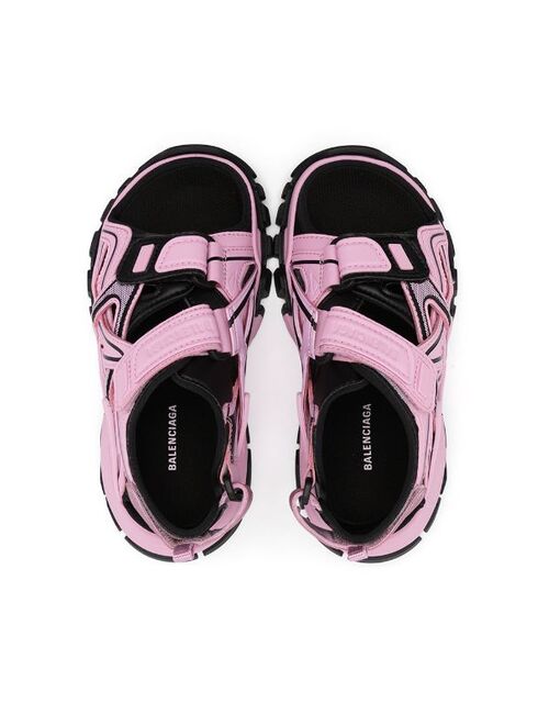 Balenciaga Kids Track touch-strap sandals