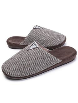 CORIFEI Comfy Slippers for Men, Closed House Shoes with Arch Support