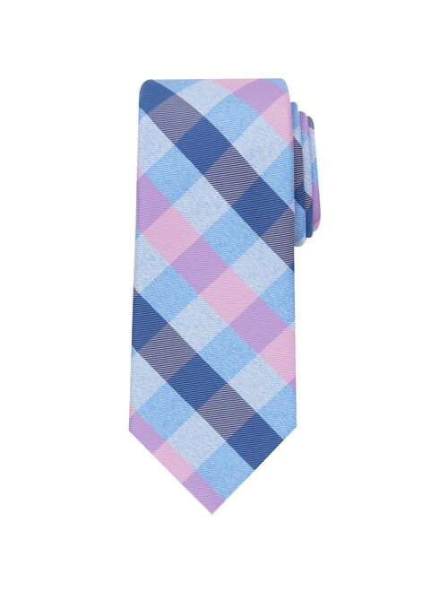 Men's Bespoke Plaid Skinny Valentine Tie