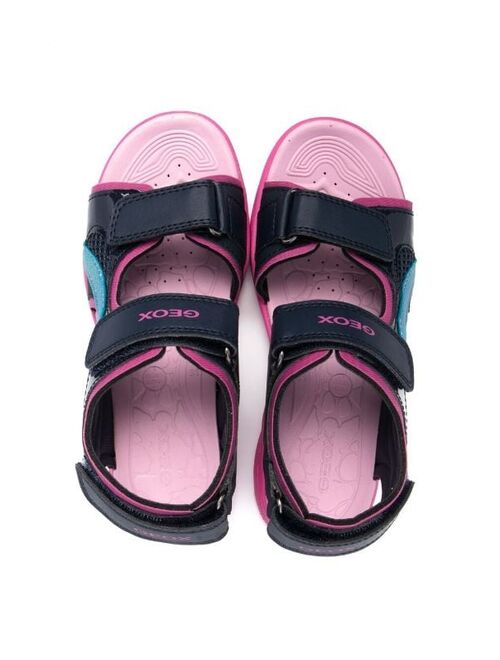 Geox Kids logo touch-strap sandals