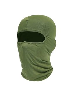 Fuinloth Balaclava Face Mask, Summer Cooling Neck Gaiter, UV Protector Motorcycle Ski Scarf for Men/Women
