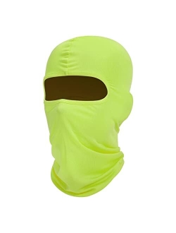Fuinloth Balaclava Face Mask, Summer Cooling Neck Gaiter, UV Protector Motorcycle Ski Scarf for Men/Women