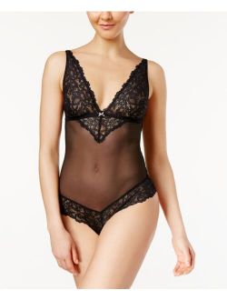 b.tempt'd by Wacoal b. Charming Valentine Mesh and Lace Bodysuit 936232