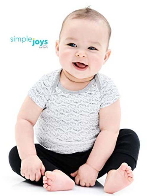 Simple Joys by Carter's Toddler and Baby Boys' Short-Sleeve Bodysuit, Pack of 6