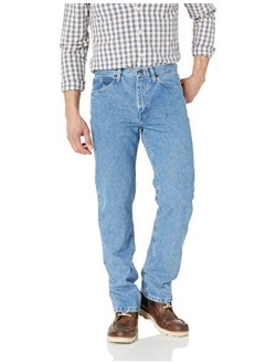Authentics Men's Classic 5-Pocket Regular Fit Cotton Jean