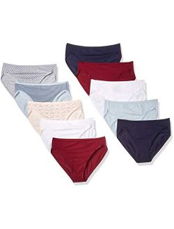 Women's Cotton High Leg Brief Underwear, Multipacks