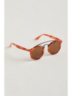 Valentine Silas Rounded Brow Bar Sunglasses