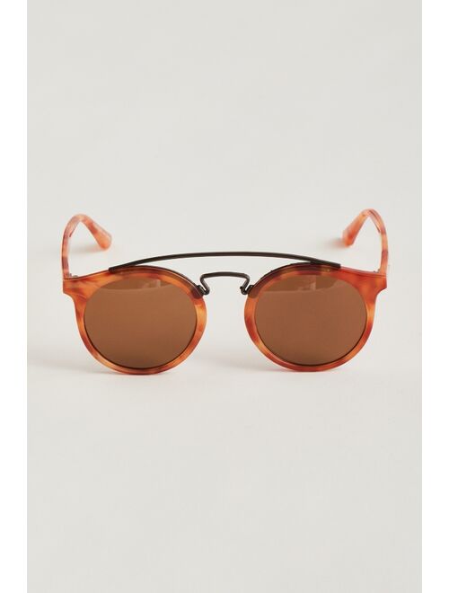 Urban Outfitters Valentine Silas Rounded Brow Bar Sunglasses