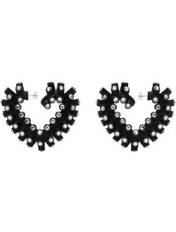 Roussey SSENSE Exclusive Black 3D-Printed Bae Earrings