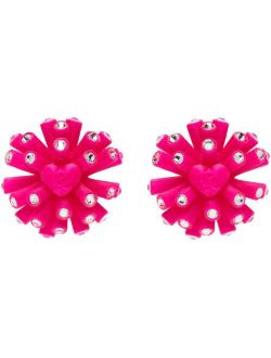 Roussey SSENSE Exclusive Pink 3D-Printed Date Earrings