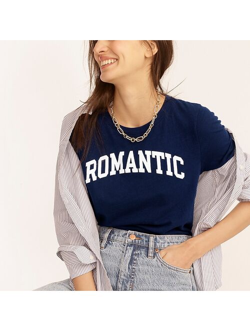 J.Crew Vintage cotton "Romantic" crewneck T-shirt