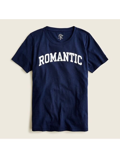 J.Crew Vintage cotton "Romantic" crewneck T-shirt
