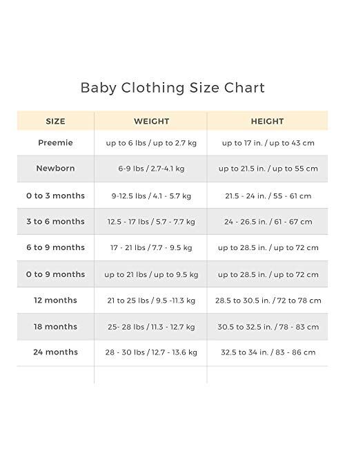 Burt's Bees Baby Unisex Baby Bodysuits, 5-Pack Short & Long Sleeve One-Pieces, 100% Organic Cotton