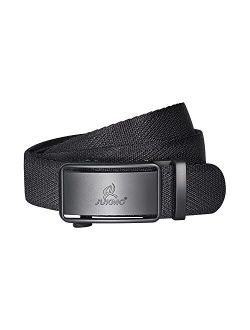 Stretch Ratchet Belt , Nylon Web Elastic Golf Belt with Automatic Slide Buckle