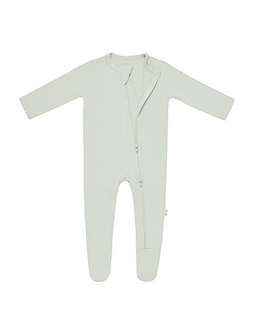 KYTE BABY Soft Bamboo Rayon Footies, Zipper Closure, 0-24 Months