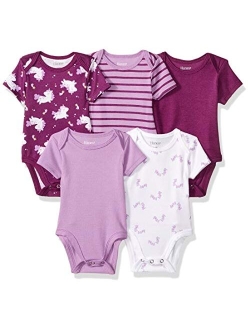 Ultimate Baby Flexy 5 Pack Short Sleeve Bodysuits