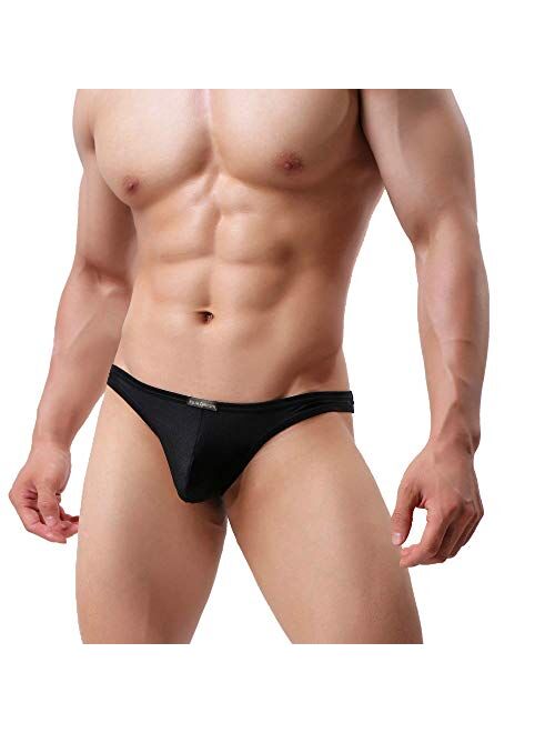 MuscleMate 4 Pack Men's Thong G-String Underwear, No Visible Lines, 4 Pack Men's Thong Underpants.