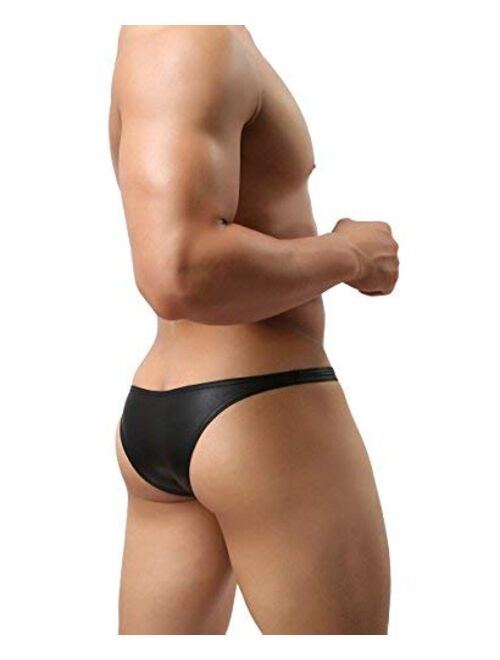 MuscleMate Super Hot Men's Thong Comfort Underwear, Butt Lift Low Raise Thong Underwear
