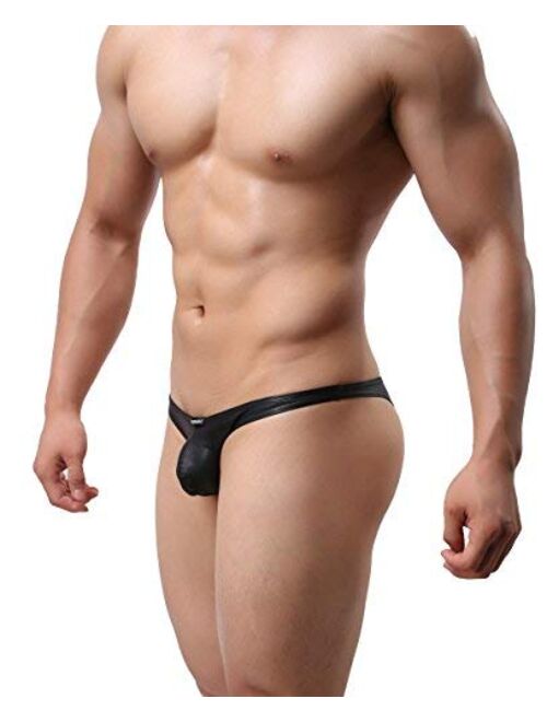 MuscleMate Super Hot Men's Thong Comfort Underwear, Butt Lift Low Raise Thong Underwear