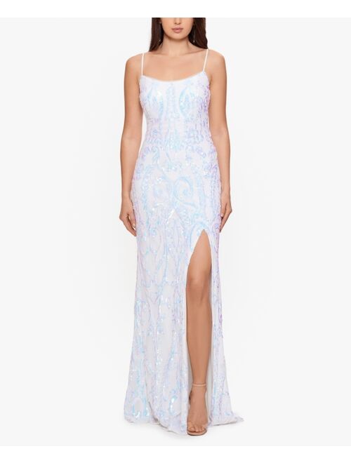 Betsy & Adam Sequinned Gown