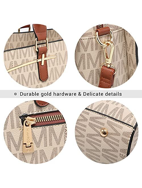 Mkp Collection MKP Women Satchel Handbags Shoulder Purses Totes Top Handle Work Bags with Matching Wristlet Wallet