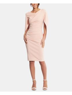 Caped Sheath Dress