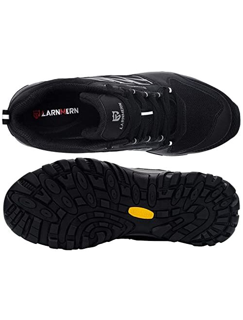 LARNMERN Steel Toe Shoes Men Puncture Proof Slip Resistant Indestructible Mens Shoe L91182