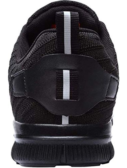 DYKHMILY Steel Toe Shoes for Men Women Lightweight Safety Shoes Slip Resistant Breathable Puncture Proof Work Sneakers