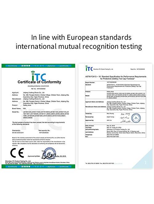 DYKHMILY Steel Toe Shoes for Men Women Lightweight Safety Shoes Slip Resistant Breathable Puncture Proof Work Sneakers