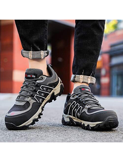 LARNMERN Steel Toe Shoes Men Safety Work Sneakers Puncture Proof Reflective Strip Footwear Industrial & Construction Shoe