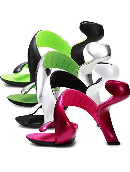 Jacky'S Flip Flop Sandal Women's Bottomless Snake Design High Heels Platform Sandal Pigskin Wedding Pumps