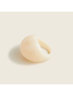 Made-in-Italy rounded acetate ring