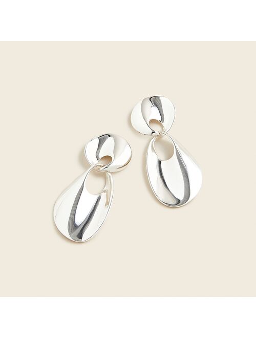 J.Crew Metallic drop earrings
