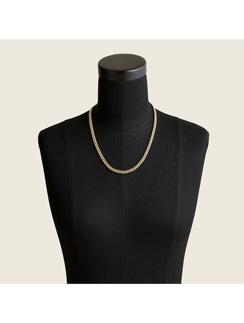 J.Crew Curb chain necklace with toggle closure