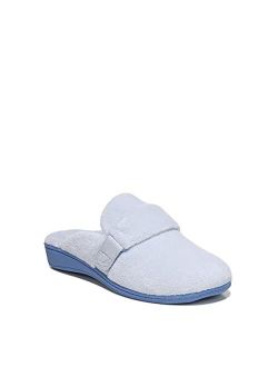Indulge Prosper Women's Mule Slip-On Cozy Slipper-Supporting Spa House Slippers That Include Three-Zone Comfort with Orthotic Insole Arch Support, Medium Fit