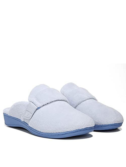 Vionic Indulge Prosper Women's Mule Slip-On Cozy Slipper-Supporting Spa House Slippers That Include Three-Zone Comfort with Orthotic Insole Arch Support, Medium Fit