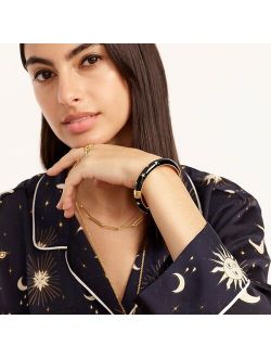 Enamel bracelet with inlay stars